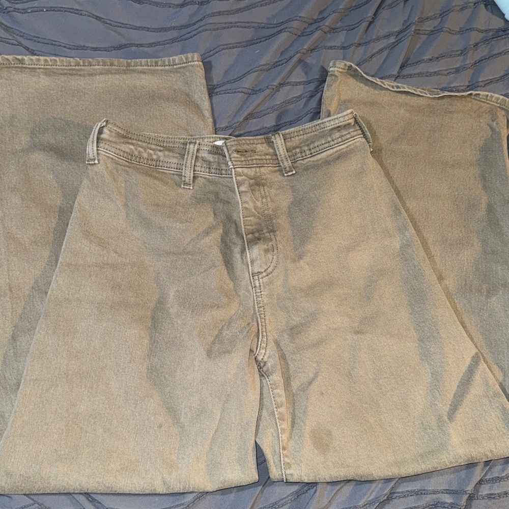 Olive Denim Jeans